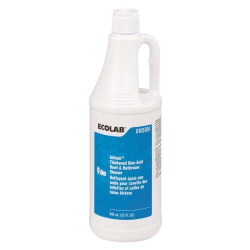 Ecolab® Thickened Non-Acid Bowl and Bathroom Cleaner, 946 ml, #6105704